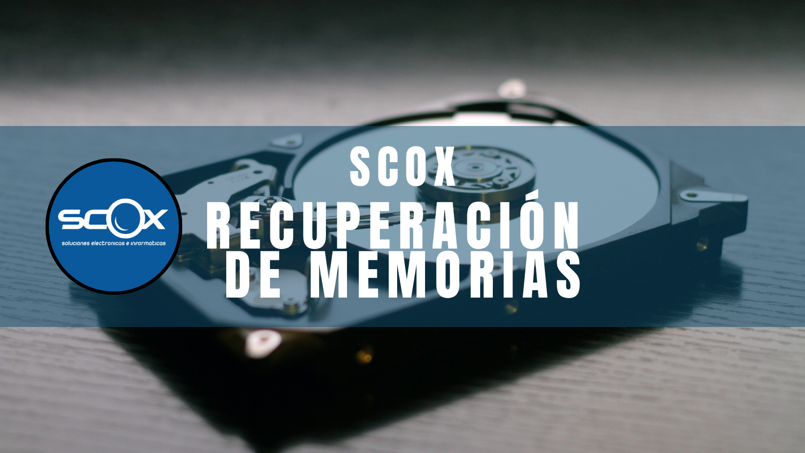 Nuevo beneficio para soci@s: SCOX Data Recovery con 25% OFF en tu primera recuperación